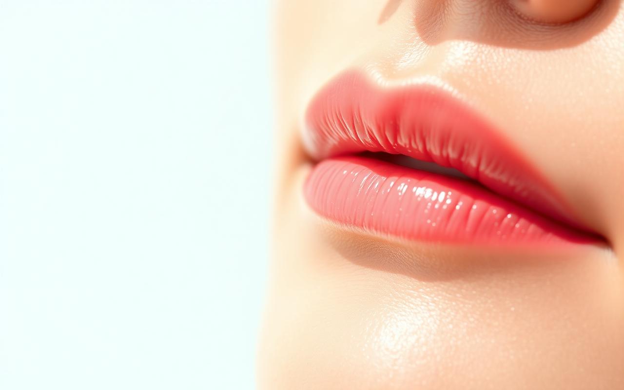 Healthy skin close-up